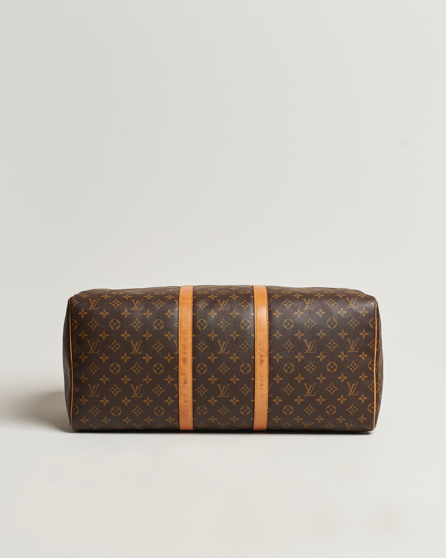 Homme | Louis Vuitton Pre-Owned Keepall 55 Bag Monogram | Louis Vuitton Pre-Owned | Keepall 55 Bag Monogram