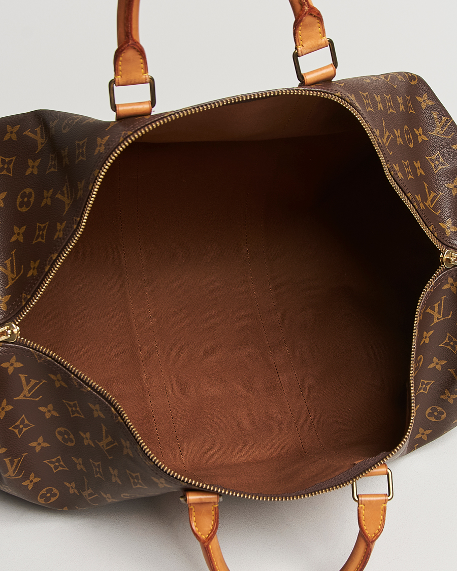 Homme | Louis Vuitton Pre-Owned Keepall 55 Bag Monogram | Louis Vuitton Pre-Owned | Keepall 55 Bag Monogram