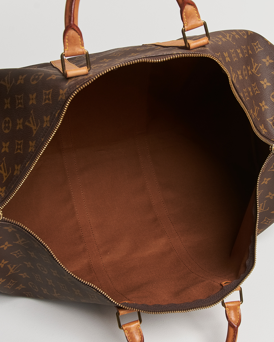 Homme | Louis Vuitton Pre-Owned Keepall 60 Bag Monogram | Louis Vuitton Pre-Owned | Keepall 60 Bag Monogram