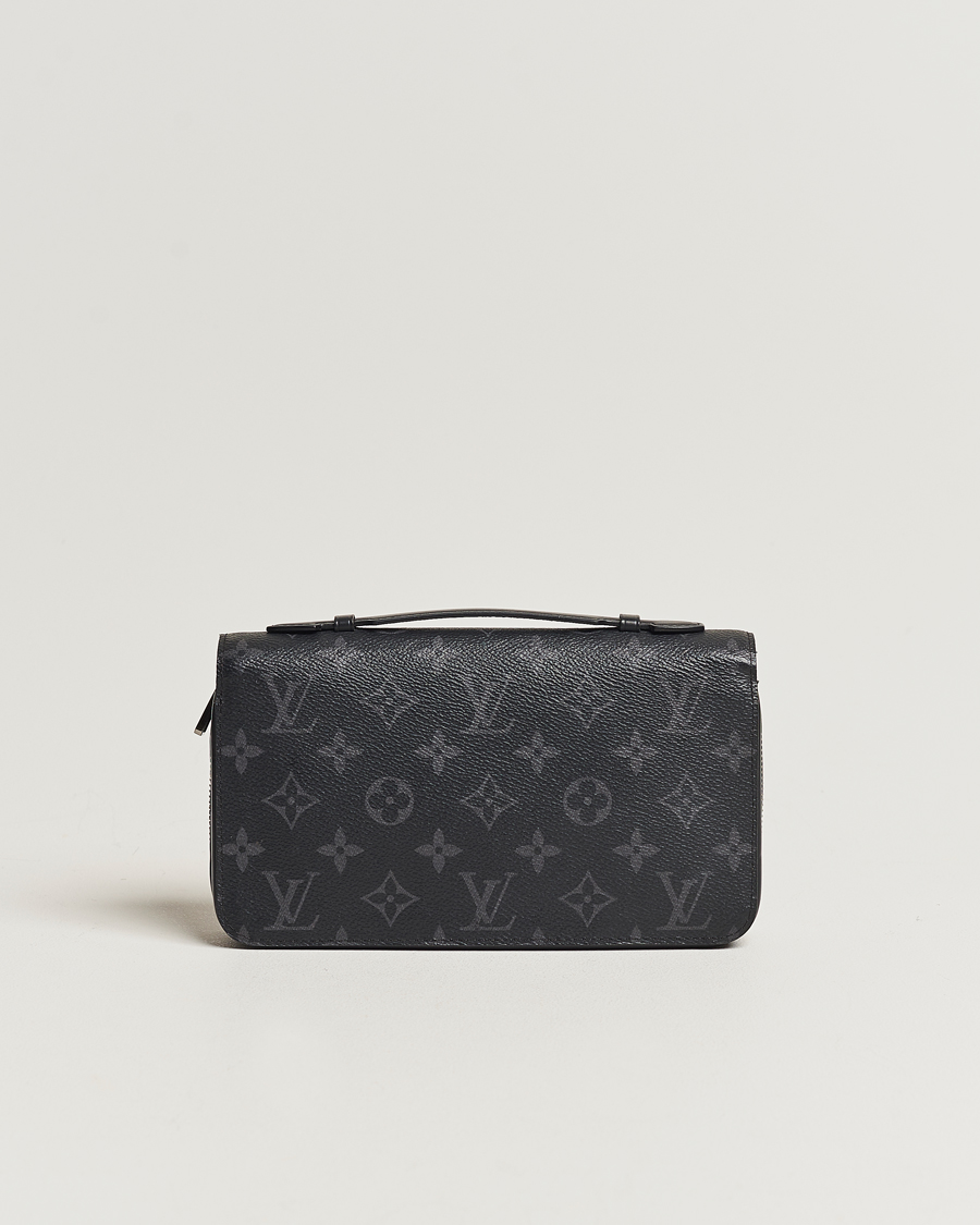 Homme | Louis Vuitton Pre-Owned Zippy XL Wallet Monogram Eclipse | Louis Vuitton Pre-Owned | Zippy XL Wallet Monogram Eclipse