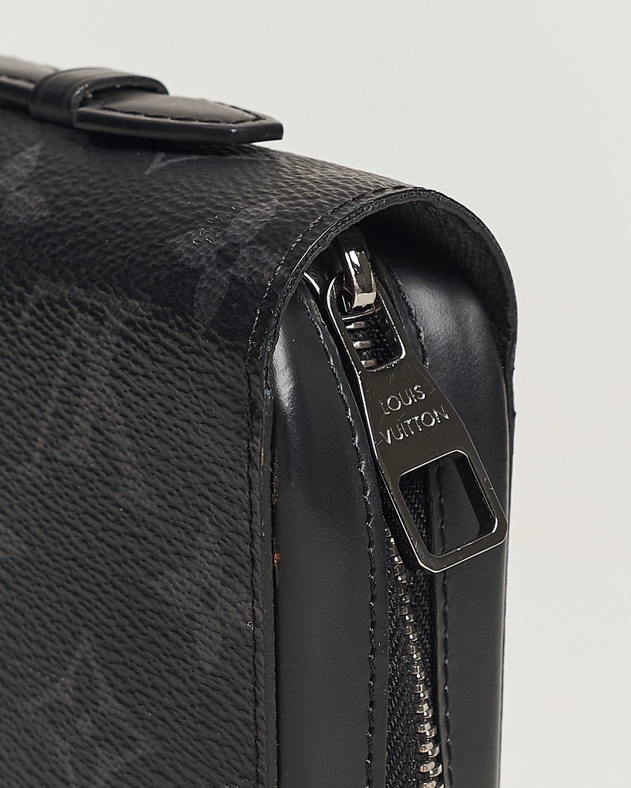 Homme | Louis Vuitton Pre-Owned Zippy XL Wallet Monogram Eclipse | Louis Vuitton Pre-Owned | Zippy XL Wallet Monogram Eclipse