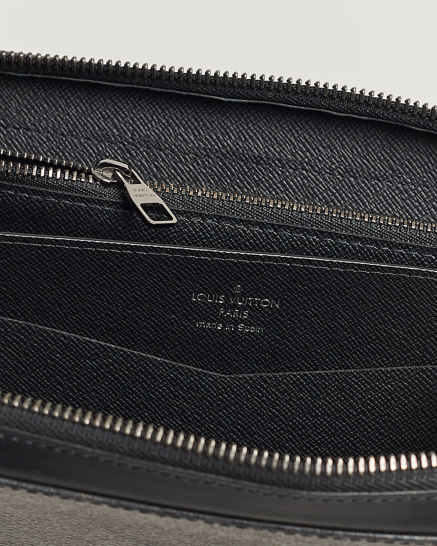 Homme | Louis Vuitton Pre-Owned Zippy XL Wallet Monogram Eclipse | Louis Vuitton Pre-Owned | Zippy XL Wallet Monogram Eclipse