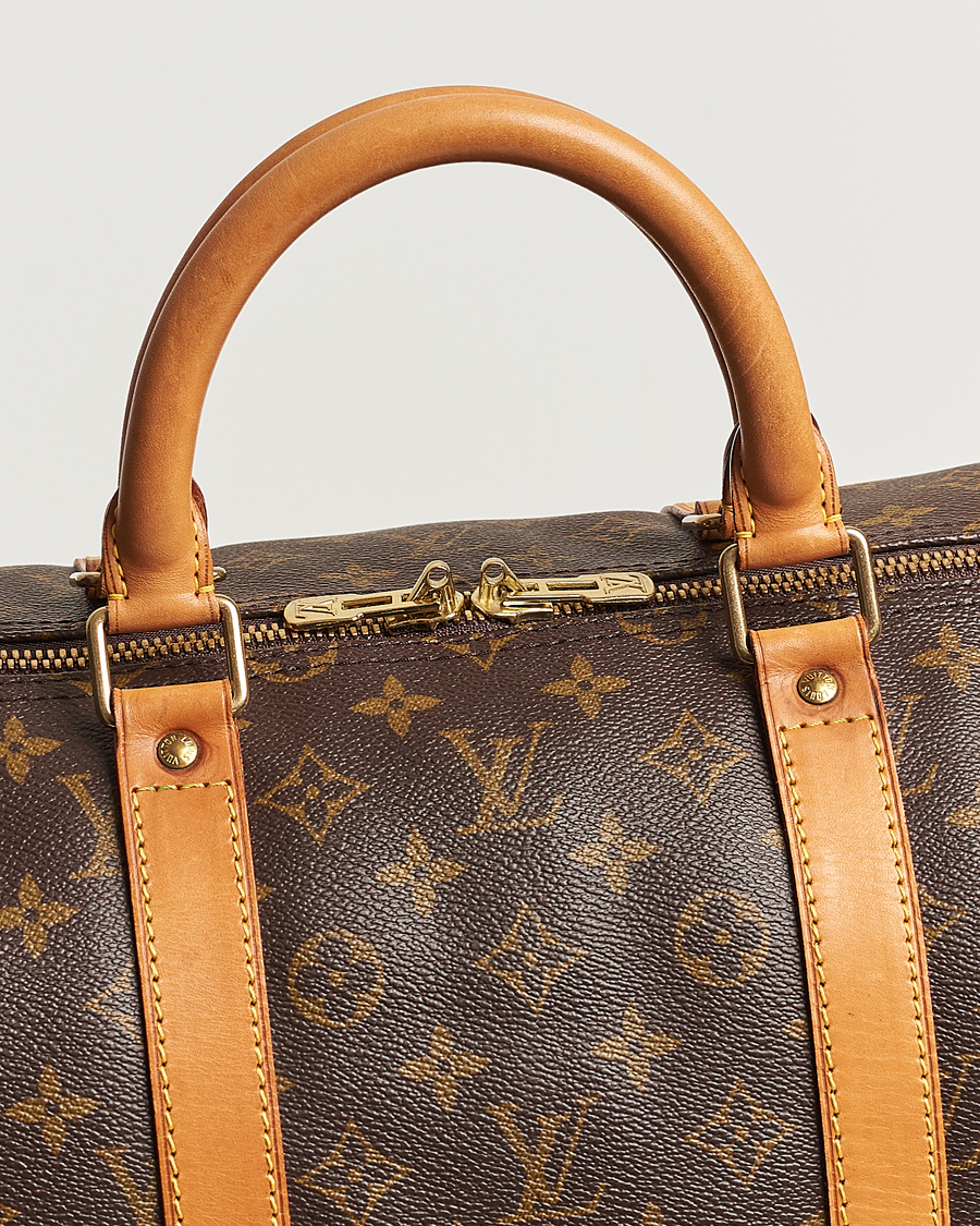Homme | Louis Vuitton Pre-Owned Keepall 55 Bag Monogram | Louis Vuitton Pre-Owned | Keepall 55 Bag Monogram