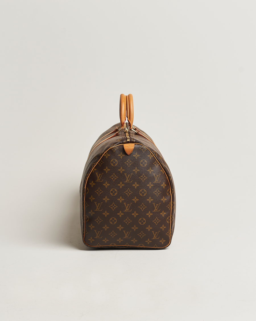 Homme | Louis Vuitton Pre-Owned Keepall 55 Bag Monogram | Louis Vuitton Pre-Owned | Keepall 55 Bag Monogram