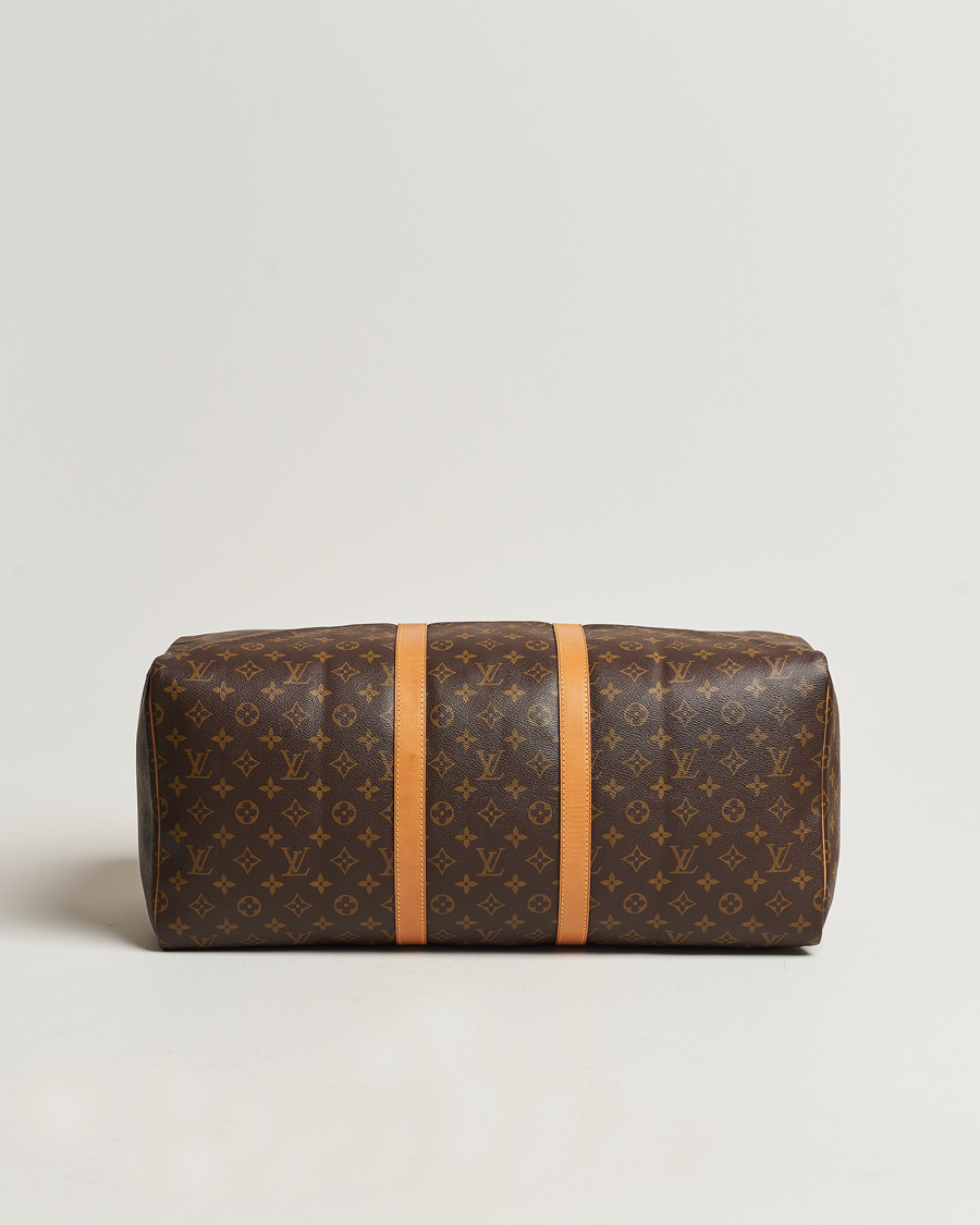 Homme | Louis Vuitton Pre-Owned Keepall 55 Bag Monogram | Louis Vuitton Pre-Owned | Keepall 55 Bag Monogram