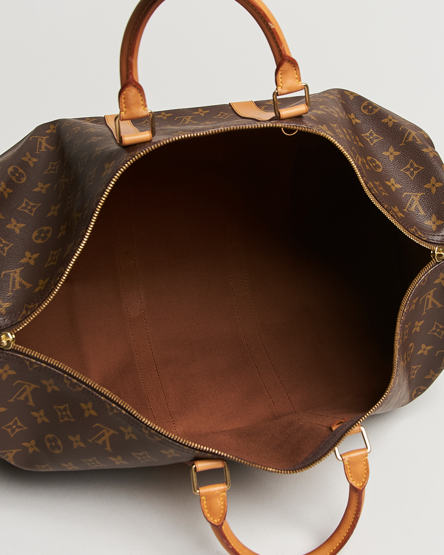 Homme | Louis Vuitton Pre-Owned Keepall 55 Bag Monogram | Louis Vuitton Pre-Owned | Keepall 55 Bag Monogram