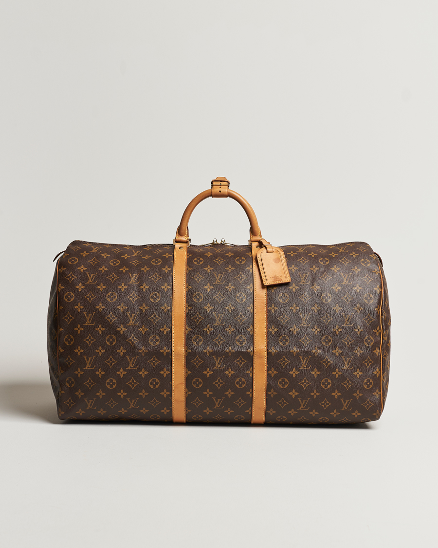 Homme | Louis Vuitton Pre-Owned Keepall 60 Bag Monogram | Louis Vuitton Pre-Owned | Keepall 60 Bag Monogram