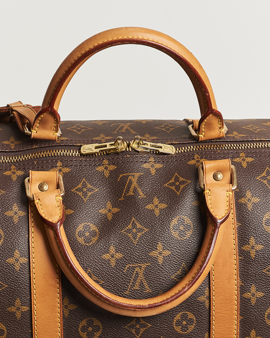 Homme | Louis Vuitton Pre-Owned Keepall 60 Bag Monogram | Louis Vuitton Pre-Owned | Keepall 60 Bag Monogram