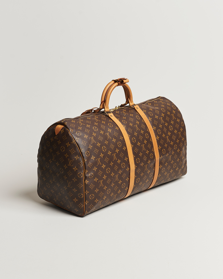 Homme | Louis Vuitton Pre-Owned Keepall 60 Bag Monogram | Louis Vuitton Pre-Owned | Keepall 60 Bag Monogram