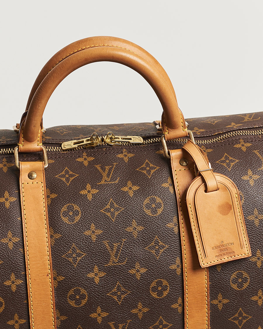 Homme | Louis Vuitton Pre-Owned Keepall 60 Bag Monogram | Louis Vuitton Pre-Owned | Keepall 60 Bag Monogram
