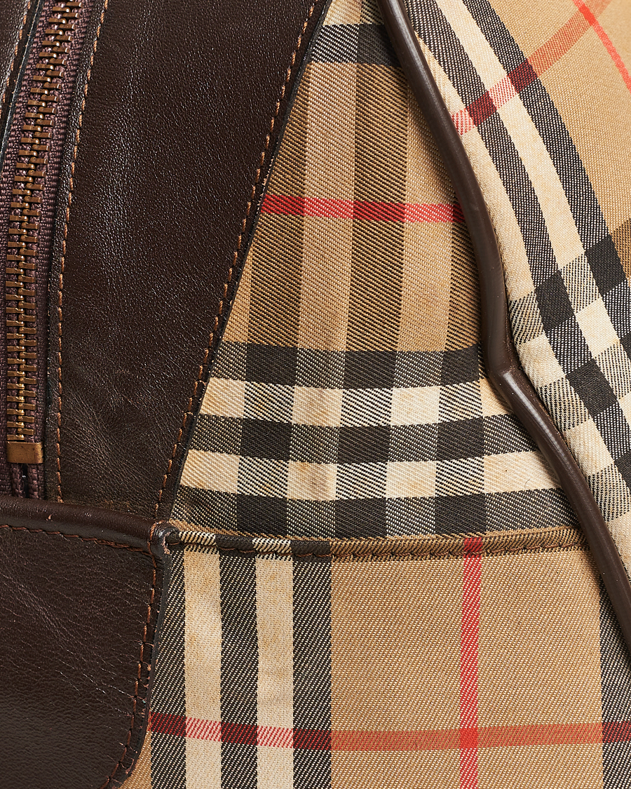 Homme | Burberry Pre-Owned Carry On Travel Bag Haymarket Check | Burberry Pre-Owned | Carry On Travel Bag Haymarket Check
