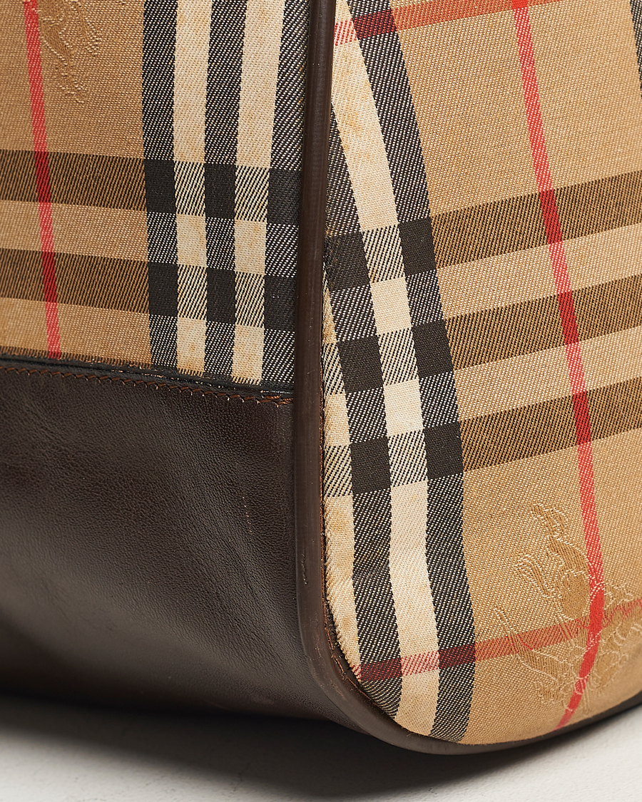 Homme | Burberry Pre-Owned Carry On Travel Bag Haymarket Check | Burberry Pre-Owned | Carry On Travel Bag Haymarket Check