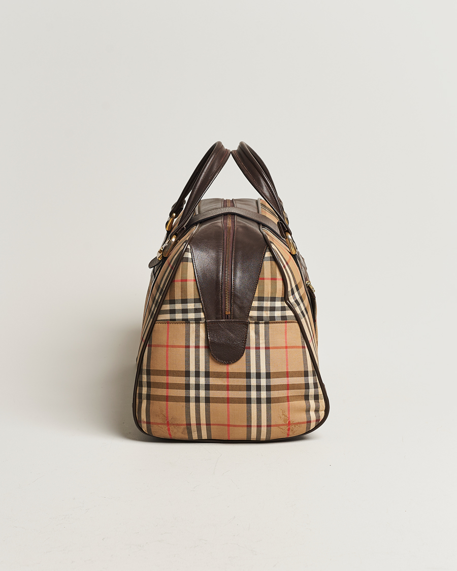 Homme | Burberry Pre-Owned Carry On Travel Bag Haymarket Check | Burberry Pre-Owned | Carry On Travel Bag Haymarket Check