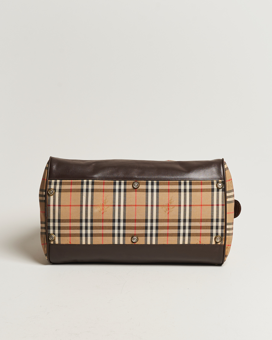 Homme | Burberry Pre-Owned Carry On Travel Bag Haymarket Check | Burberry Pre-Owned | Carry On Travel Bag Haymarket Check