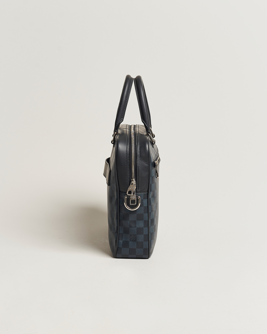 Homme | Louis Vuitton Pre-Owned Porte Documents Business Bag Damier Graphite | Louis Vuitton Pre-Owned | Porte Documents Business Bag Damier Graphite