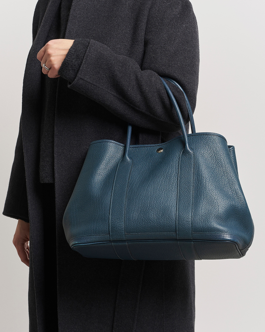 Homme | Hermès Pre-Owned Garden Party 36 Tote Togo Blue | Hermès Pre-Owned | Garden Party 36 Tote Togo Blue