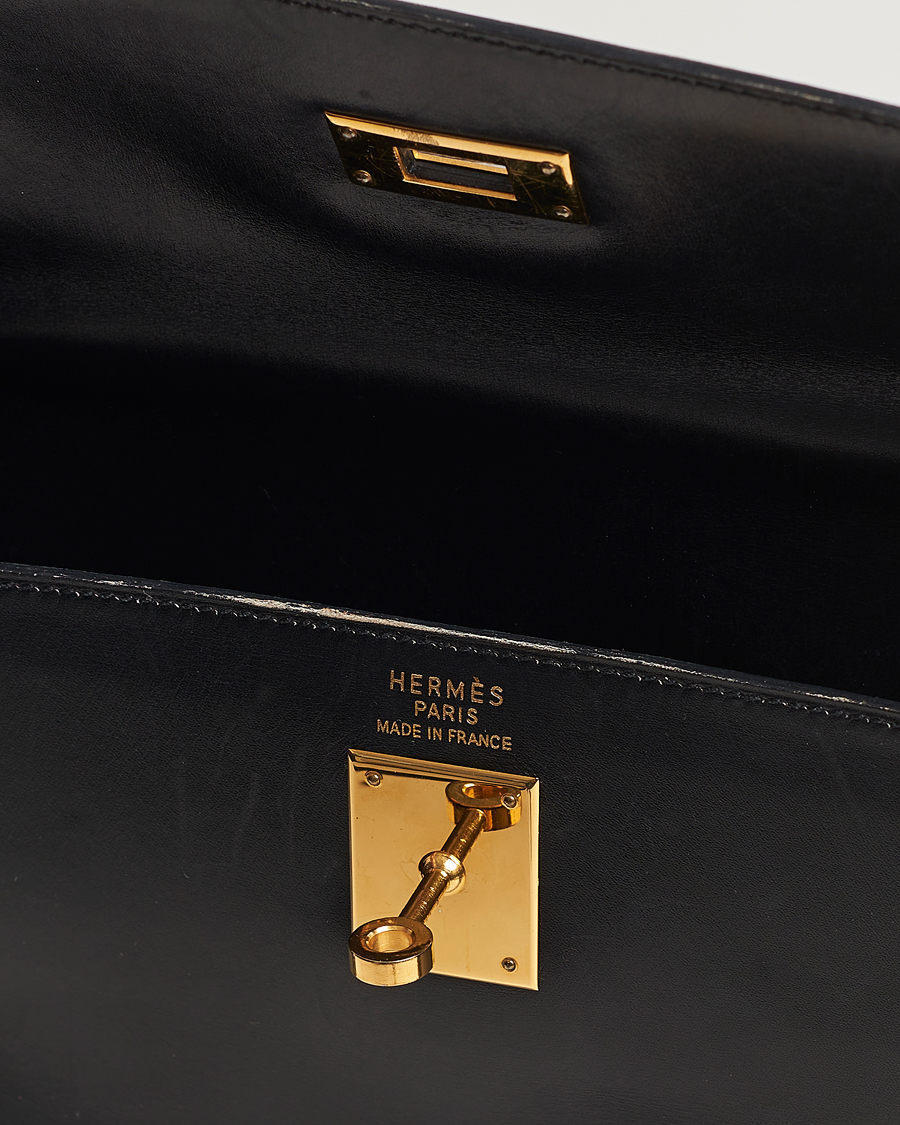 Heren | Hermès Pre-Owned Kelly 35 Handbag Black | Hermès Pre-Owned | Kelly 35 Handbag Black