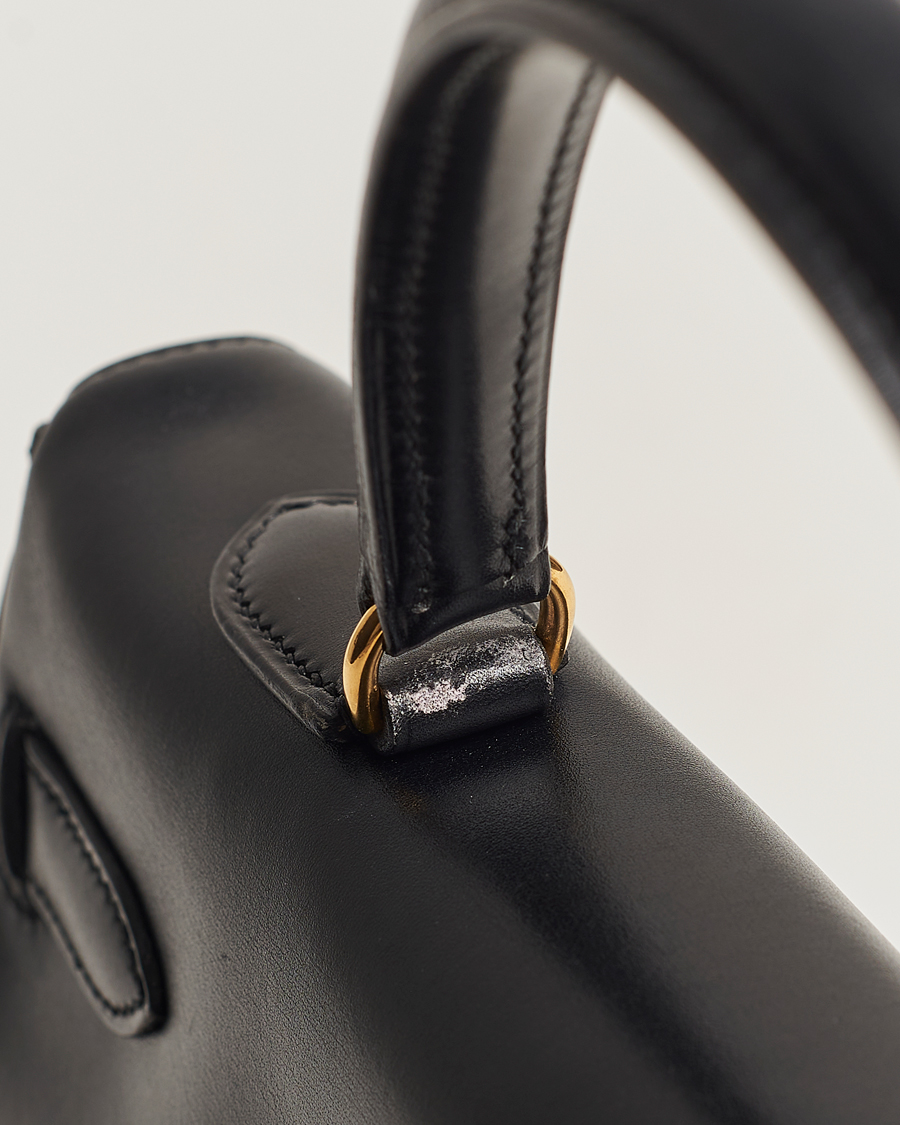 Heren | Hermès Pre-Owned Kelly 35 Handbag Black | Hermès Pre-Owned | Kelly 35 Handbag Black