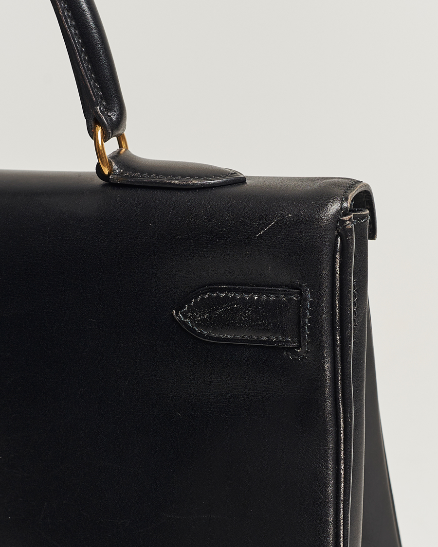 Heren | Hermès Pre-Owned Kelly 35 Handbag Black | Hermès Pre-Owned | Kelly 35 Handbag Black