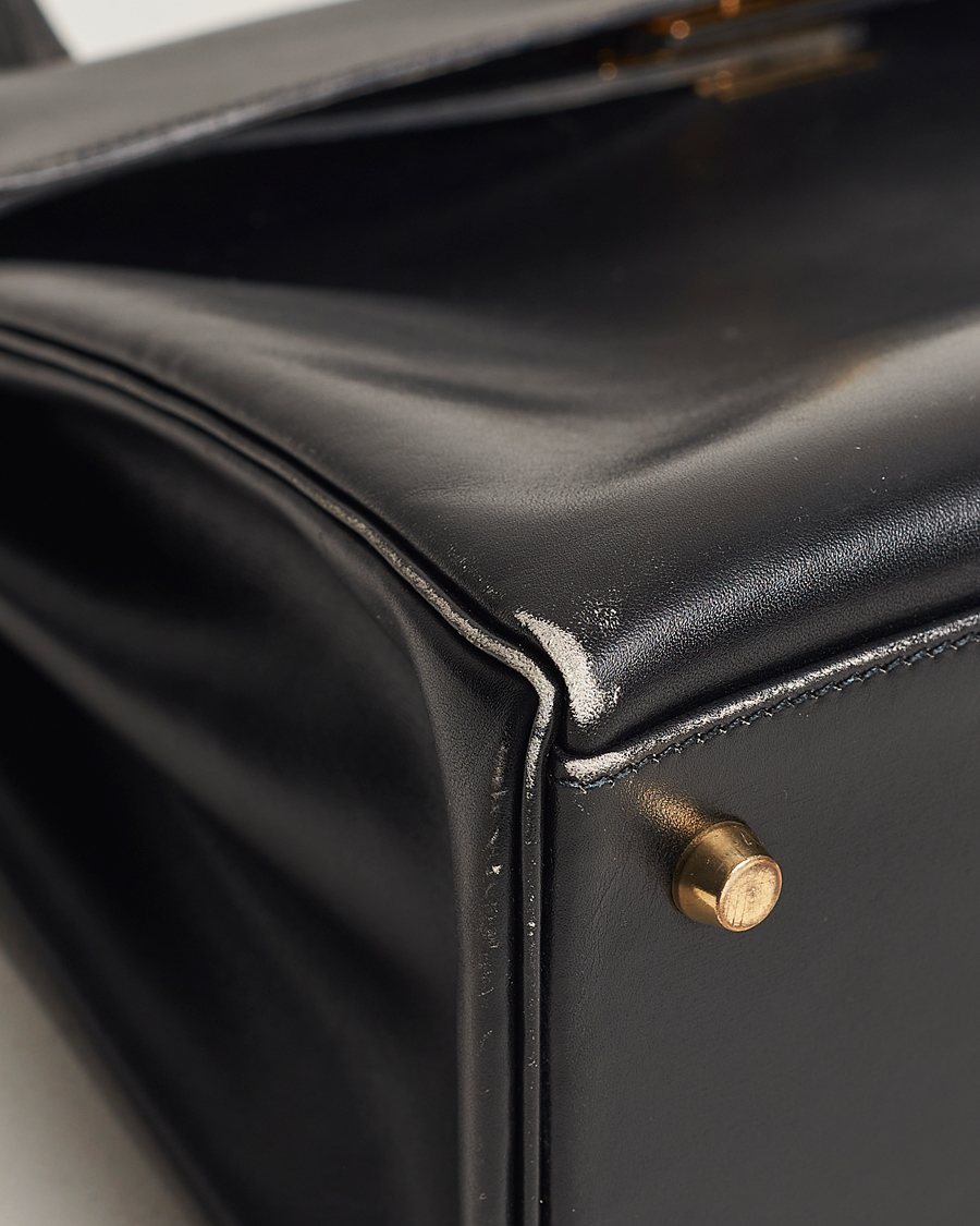 Heren | Hermès Pre-Owned Kelly 35 Handbag Black | Hermès Pre-Owned | Kelly 35 Handbag Black