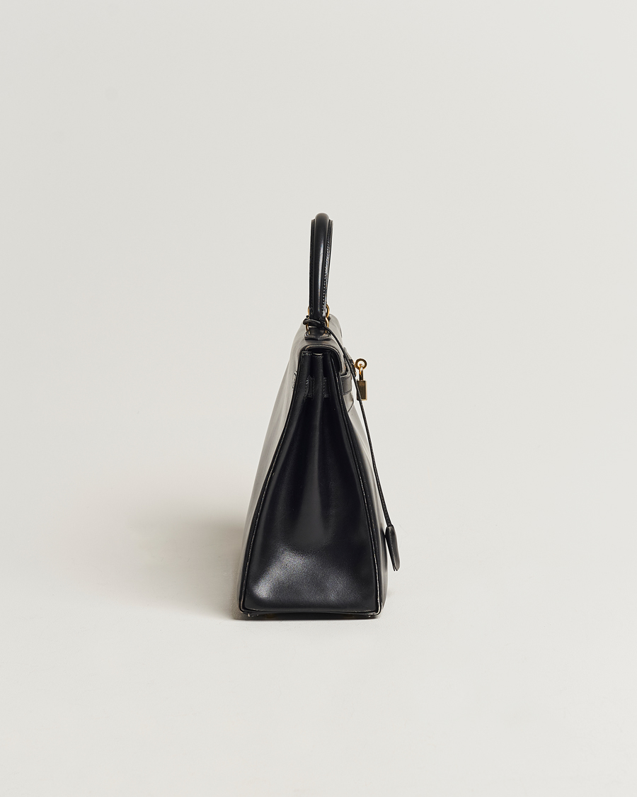 Heren | Hermès Pre-Owned Kelly 35 Handbag Black | Hermès Pre-Owned | Kelly 35 Handbag Black