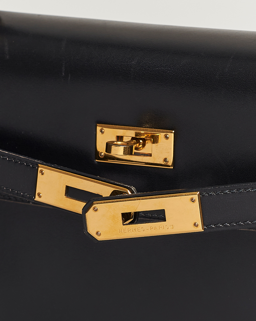 Heren | Hermès Pre-Owned Kelly 35 Handbag Black | Hermès Pre-Owned | Kelly 35 Handbag Black