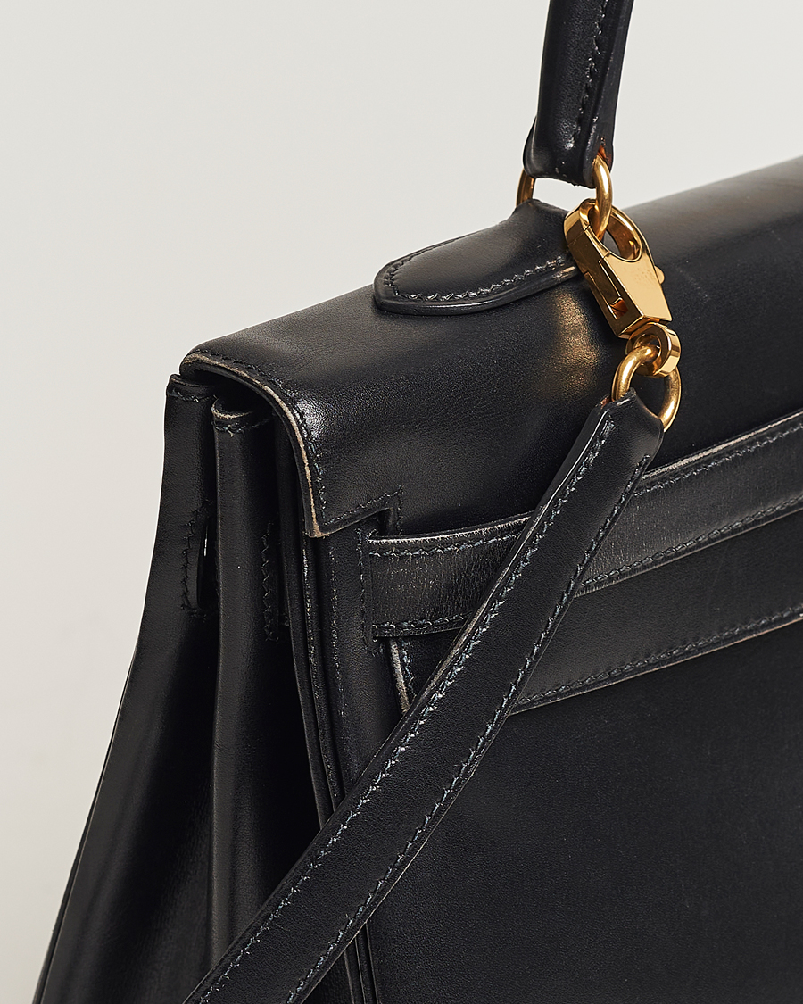Heren | Hermès Pre-Owned Kelly 35 Handbag Black | Hermès Pre-Owned | Kelly 35 Handbag Black