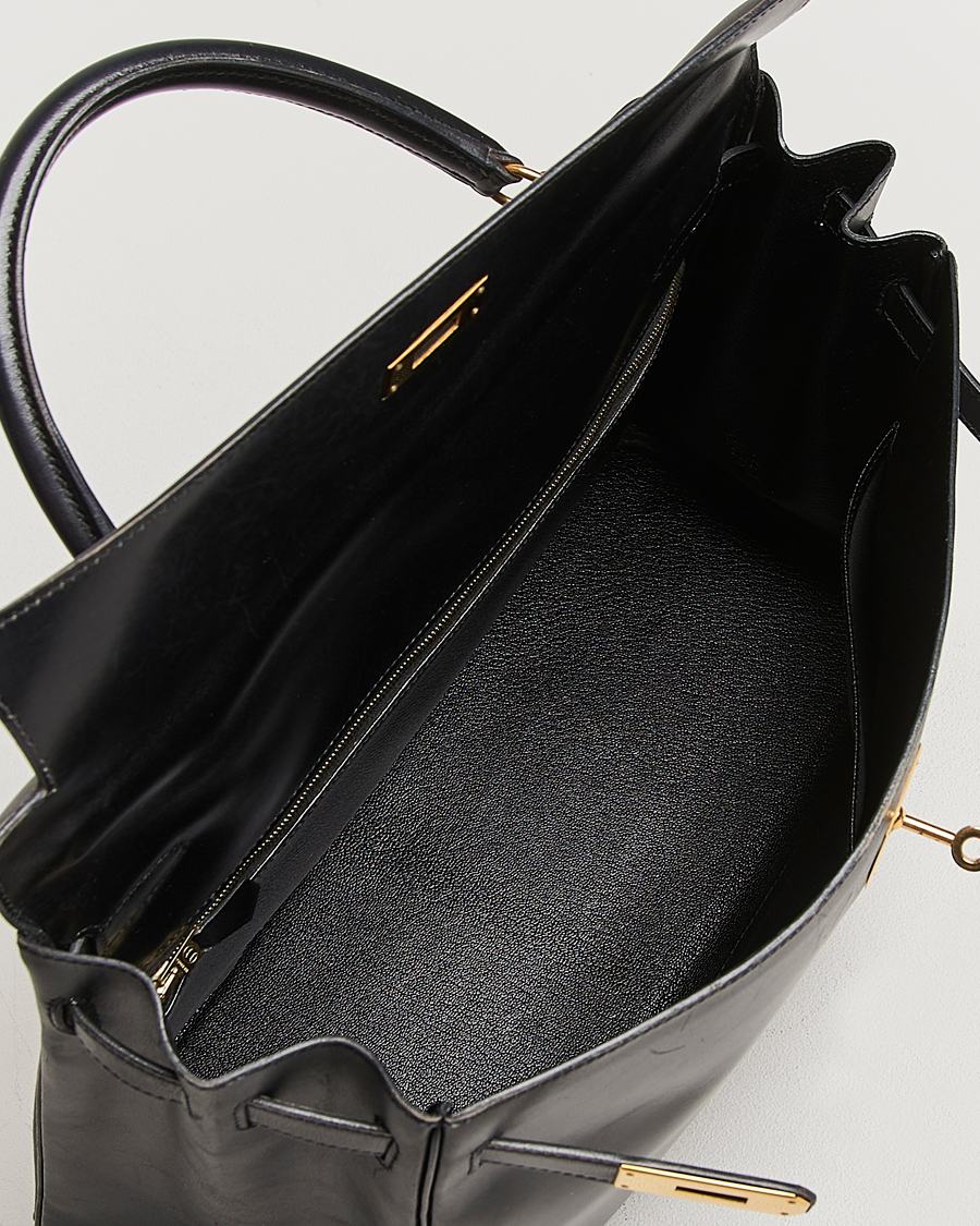 Heren | Hermès Pre-Owned Kelly 35 Handbag Black | Hermès Pre-Owned | Kelly 35 Handbag Black