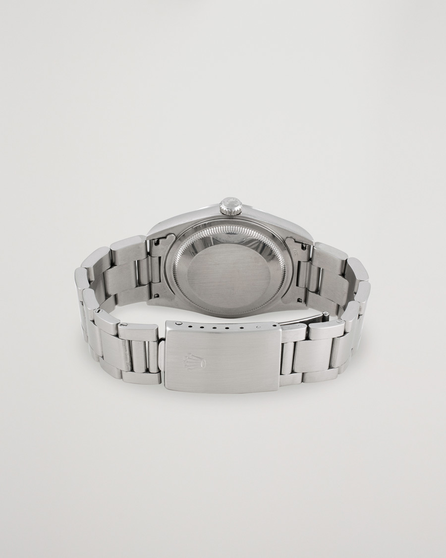 Homme | Rolex Pre-Owned Datejust 16200 Oyster Perpetual Steel White Silver | Rolex Pre-Owned | Datejust 16200 Oyster Perpetual Steel White Silver