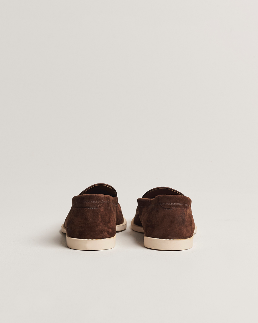 Homme | Loafers | John Lobb | Pace Summer Loafer Dark Brown Suede