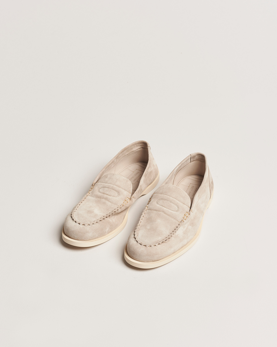 Homme | John Lobb Pace Summer Loafer Sand Suede | John Lobb | Pace Summer Loafer Sand Suede