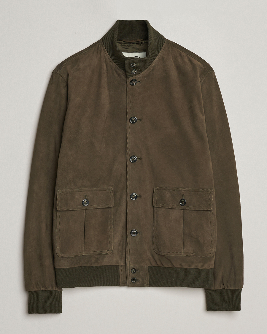 Homme | Manteaux Et Vestes | Valstar | Valstarino Suede Jacket Muschio