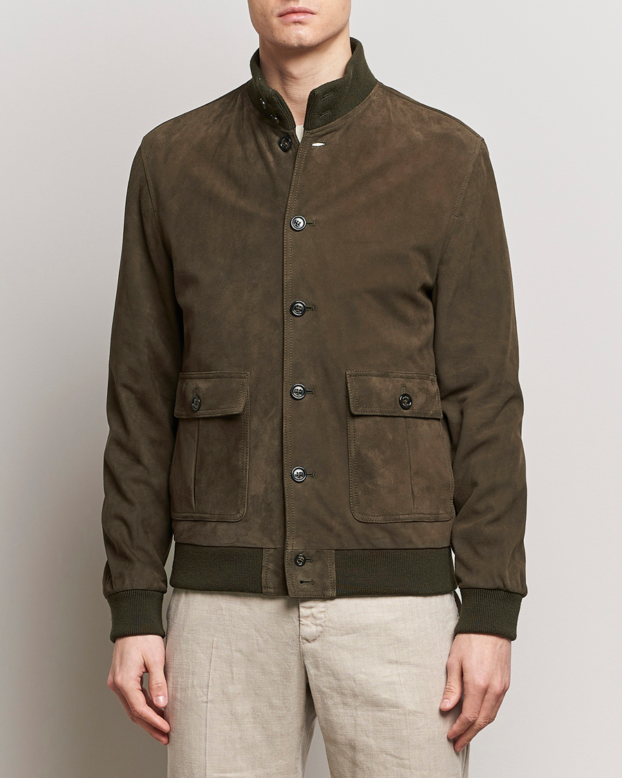 Homme | Manteaux Et Vestes | Valstar | Valstarino Suede Jacket Muschio