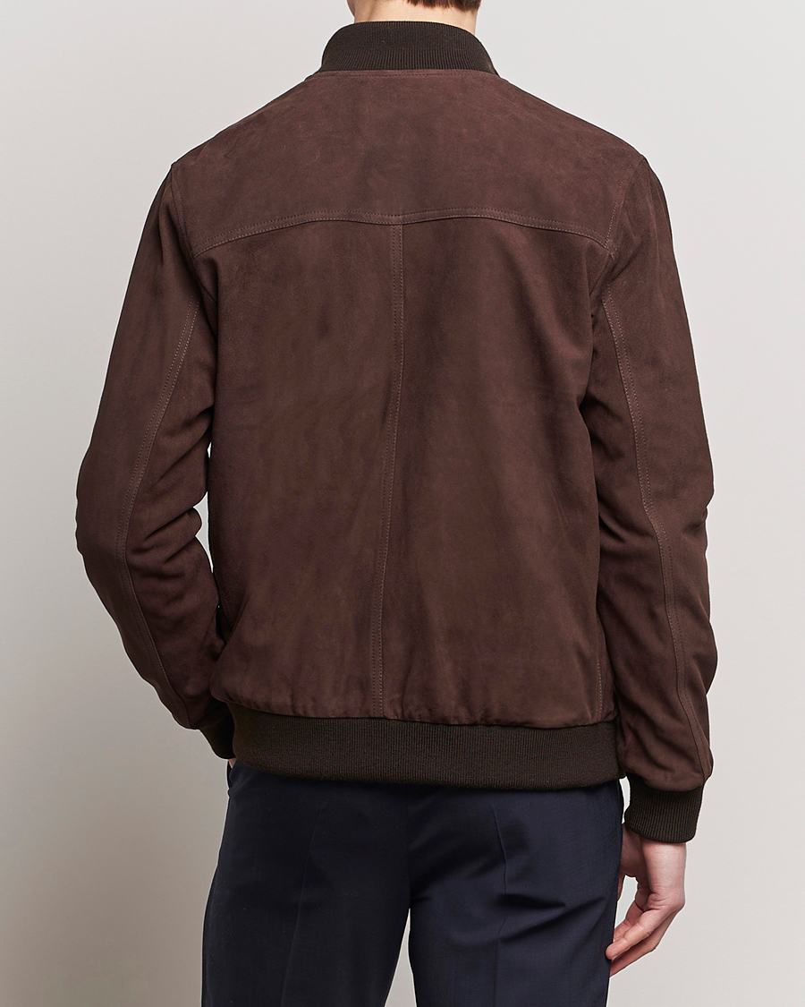 Heren | Jassen | Valstar | Valstarino Suede Jacket Dark Brown