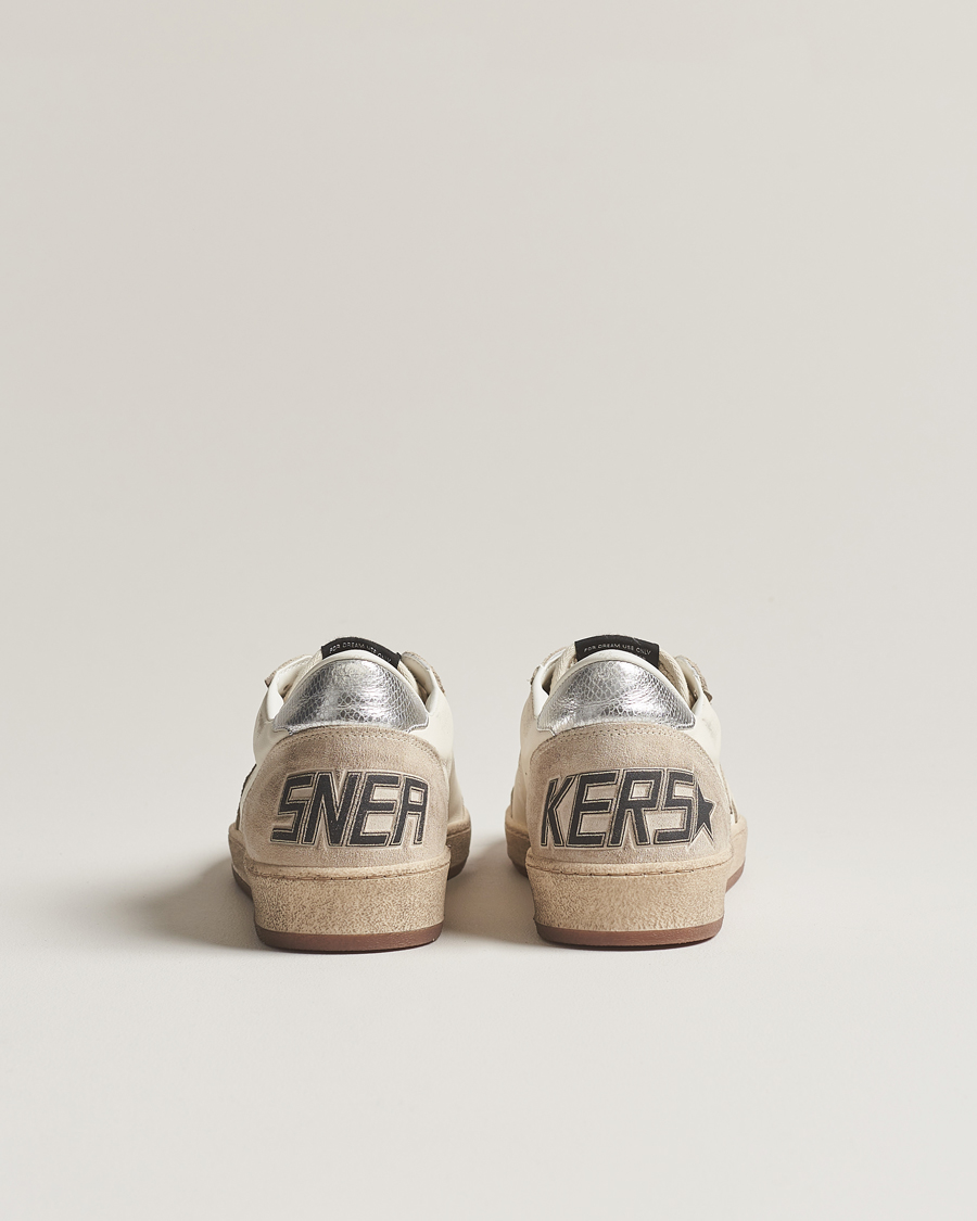 Homme | Golden Goose Deluxe Brand Ball Star Sneakers White/Beige | Golden Goose | Deluxe Brand Ball Star Sneakers White/Beige