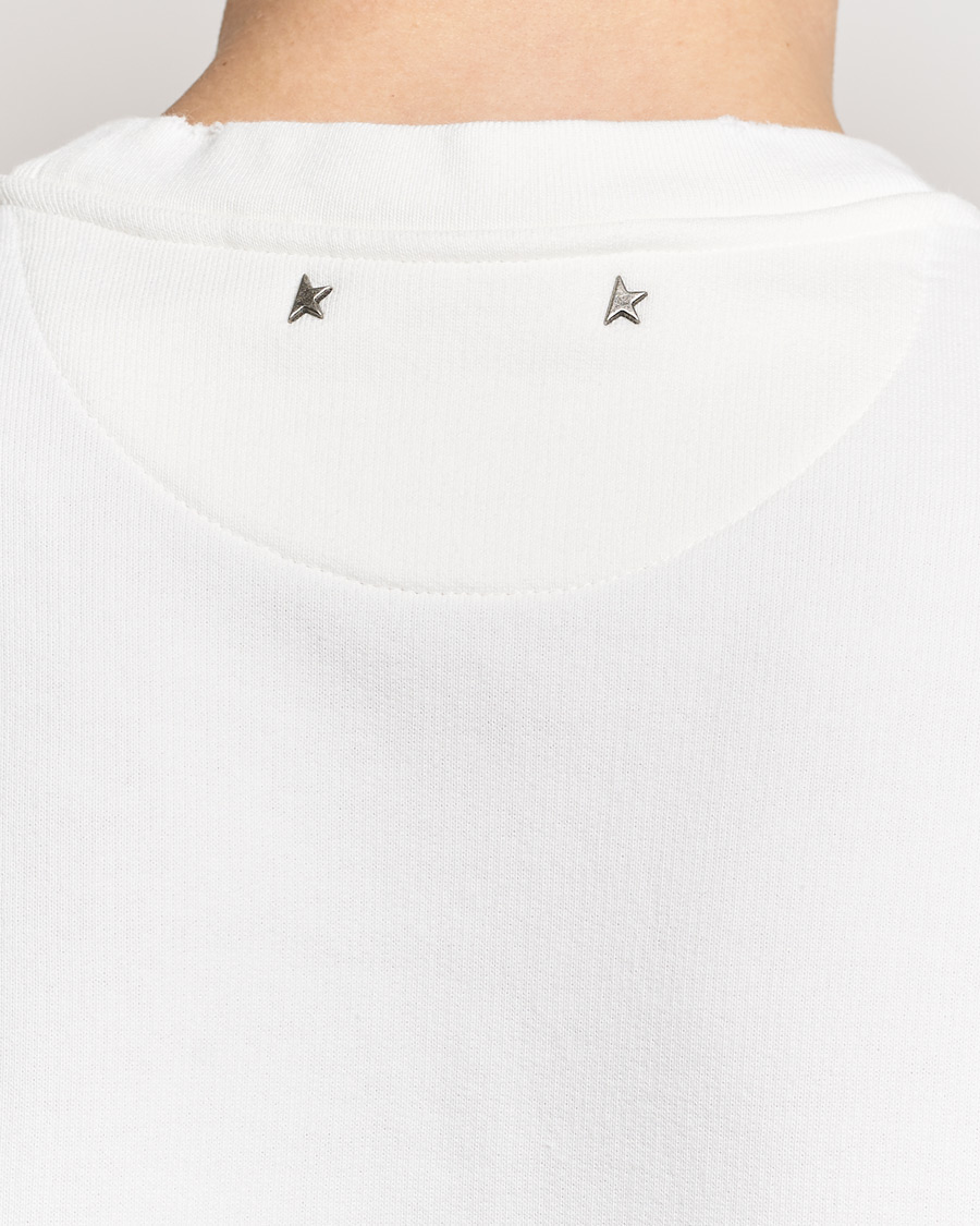 Homme | Pulls Et Tricots | Golden Goose | Deluxe Brand Distressed Jersey Sweatshirt Vintage White