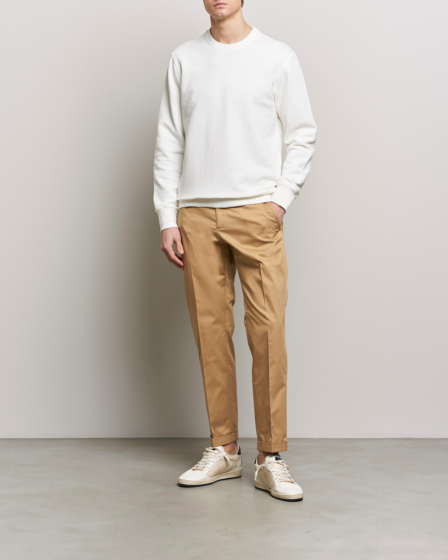 Heren | Broeken | Golden Goose | Deluxe Brand Comfort Cotton Chinos Beige