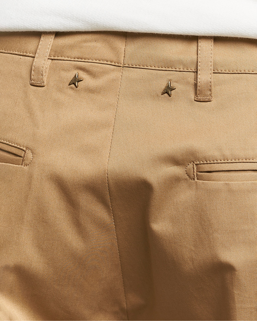 Heren | Broeken | Golden Goose | Deluxe Brand Comfort Cotton Chinos Beige