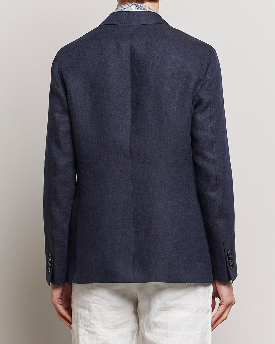 Homme | Blazers | Etro | Linen Blazer Navy