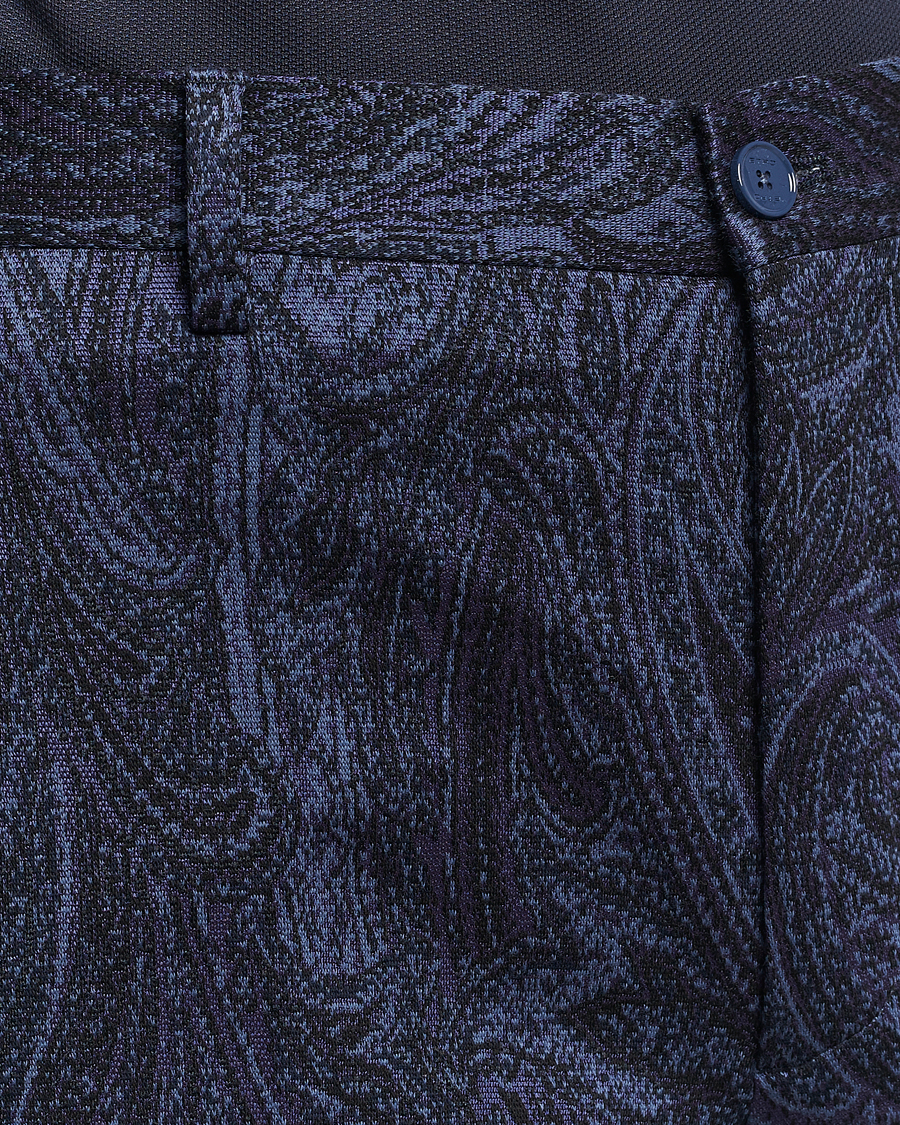 Heren | Broeken | Etro | Tonal Paisley Trousers Navy