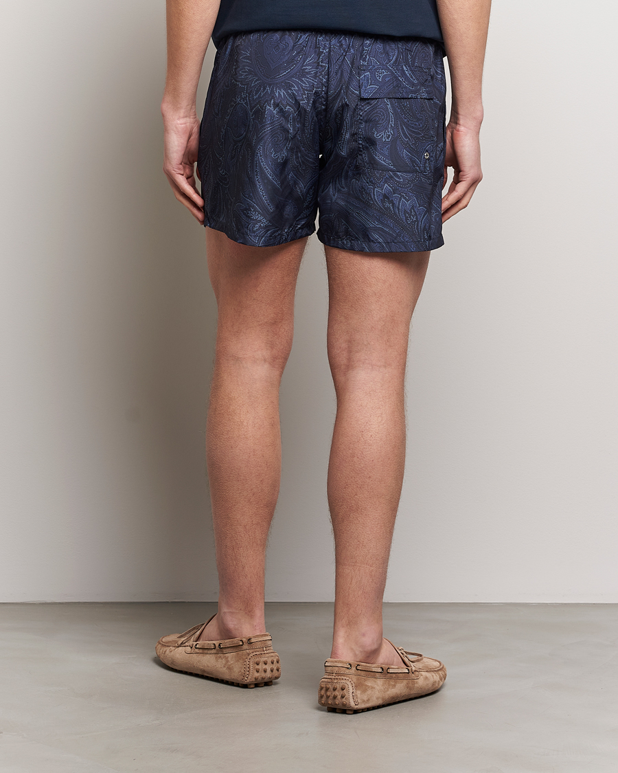 Homme | Maillots De Bain | Etro | Tonal Paisley Swim Shorts Blue