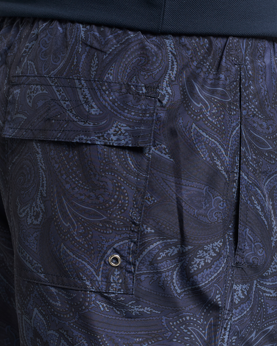 Homme | Maillots De Bain | Etro | Tonal Paisley Swim Shorts Blue
