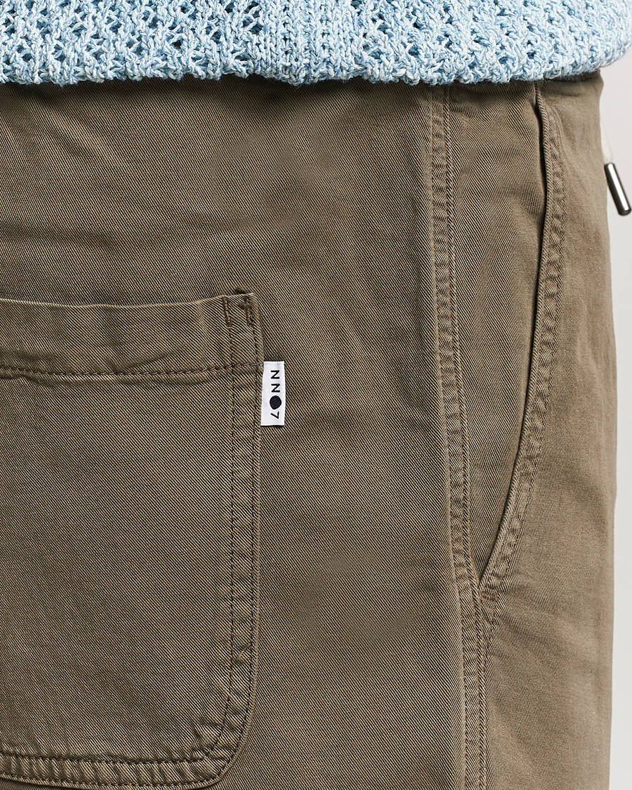 Homme | Shorts | NN07 | Gregor Tencel Drawstring Shorts Clay
