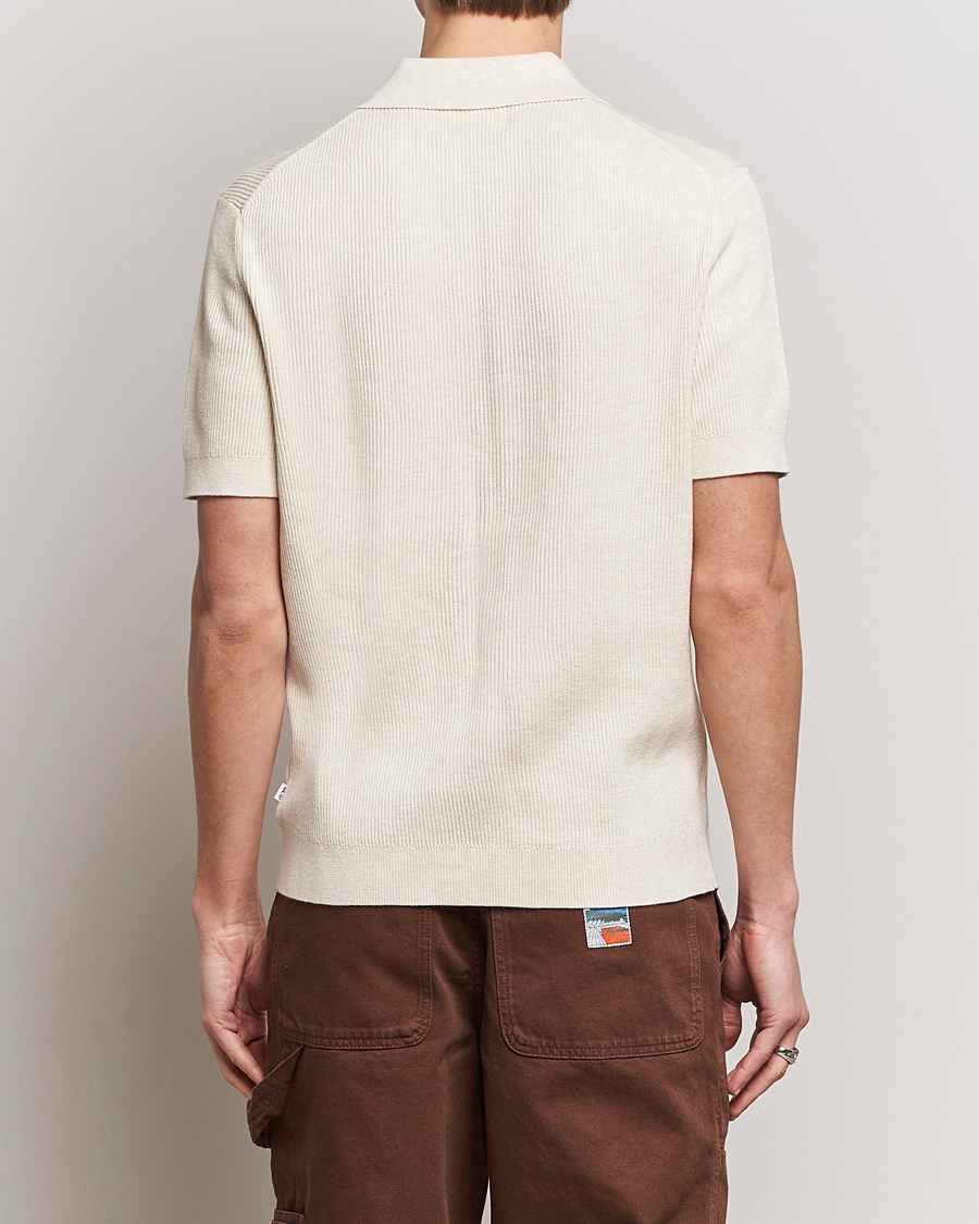 Homme | Polos | NN07 | Hansie Zip Polo Ecru