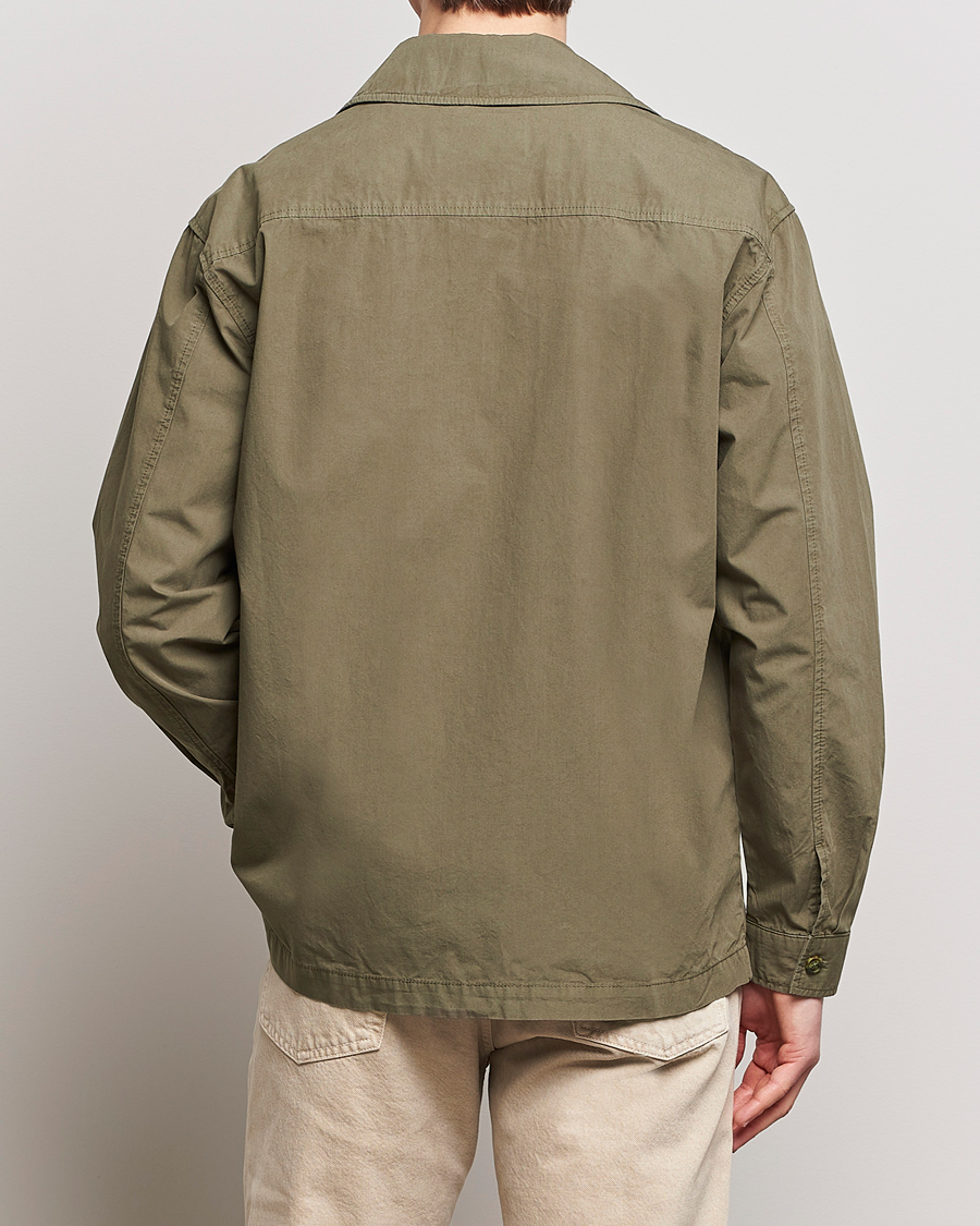 Heren | Jassen | NN07 | Isak Full Zip Shirt Jacket Capers Green