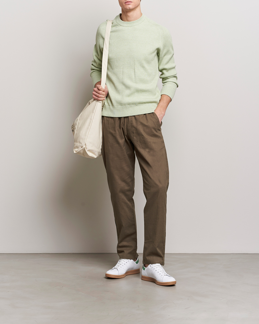 Homme | Pulls Et Tricots | NN07 | Kevin Cotton Knitted Sweater Lime Green