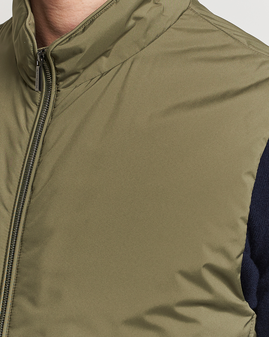 Homme | Manteaux Et Vestes | MooRER | Senio Padded Vest Green
