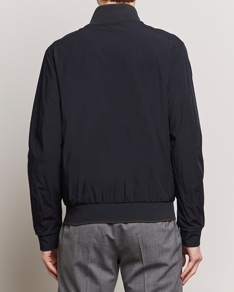 Homme | Manteaux Et Vestes | MooRER | Water Repellent Stretch Jacket Navy