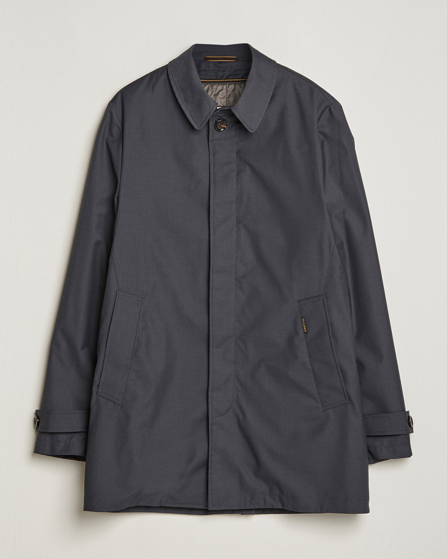 Heren | Jassen | MooRER | Waterproof Detachable Liner Tech Coat Dark Grey