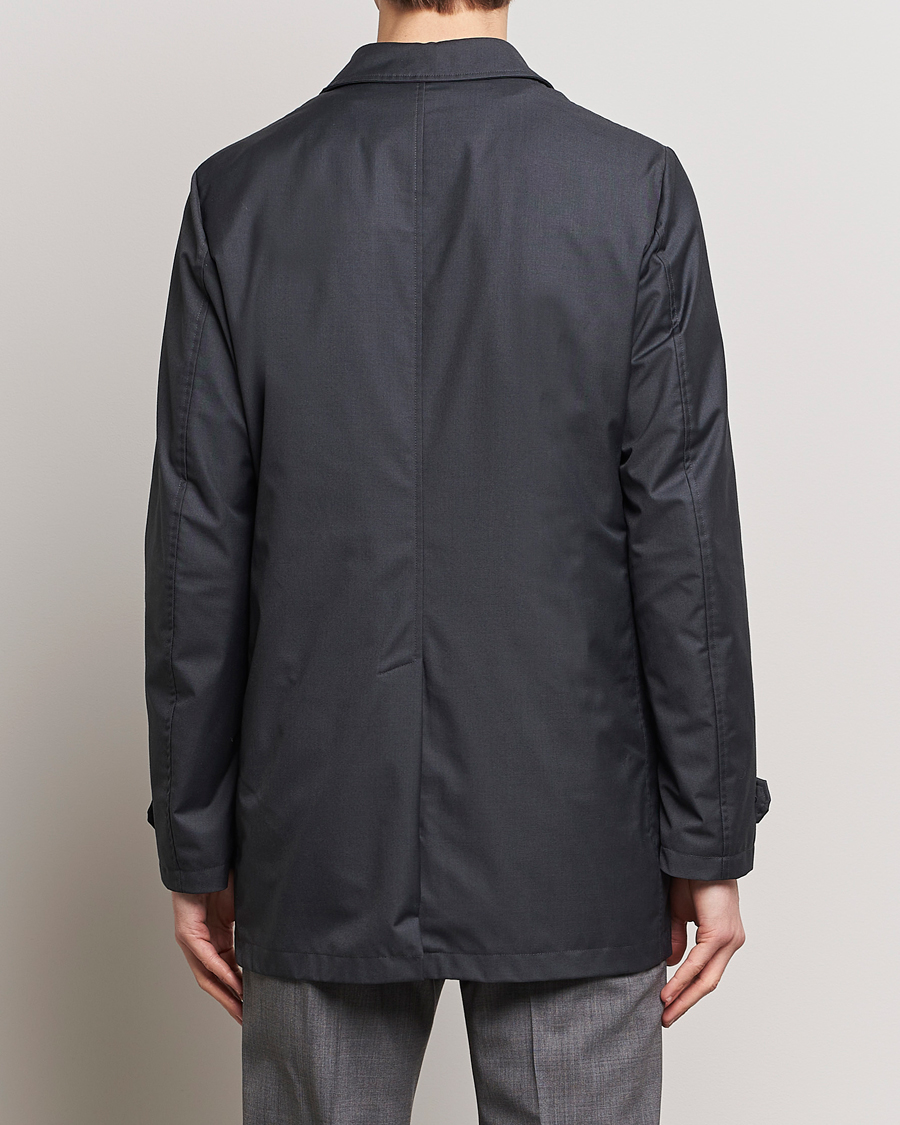 Heren | Jassen | MooRER | Waterproof Detachable Liner Tech Coat Dark Grey